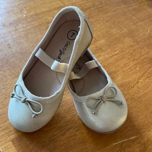 Cat & Jack Gold Ballet Slipper Flat
